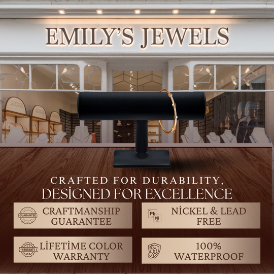 Lustrous Gold-Plated Charm Bracelet with Moissaniet cover
