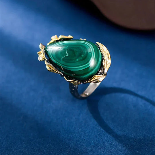 Mystic Gemstone Drop Ring