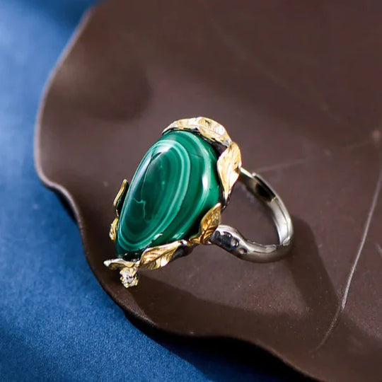 Mystic Gemstone Drop Ring