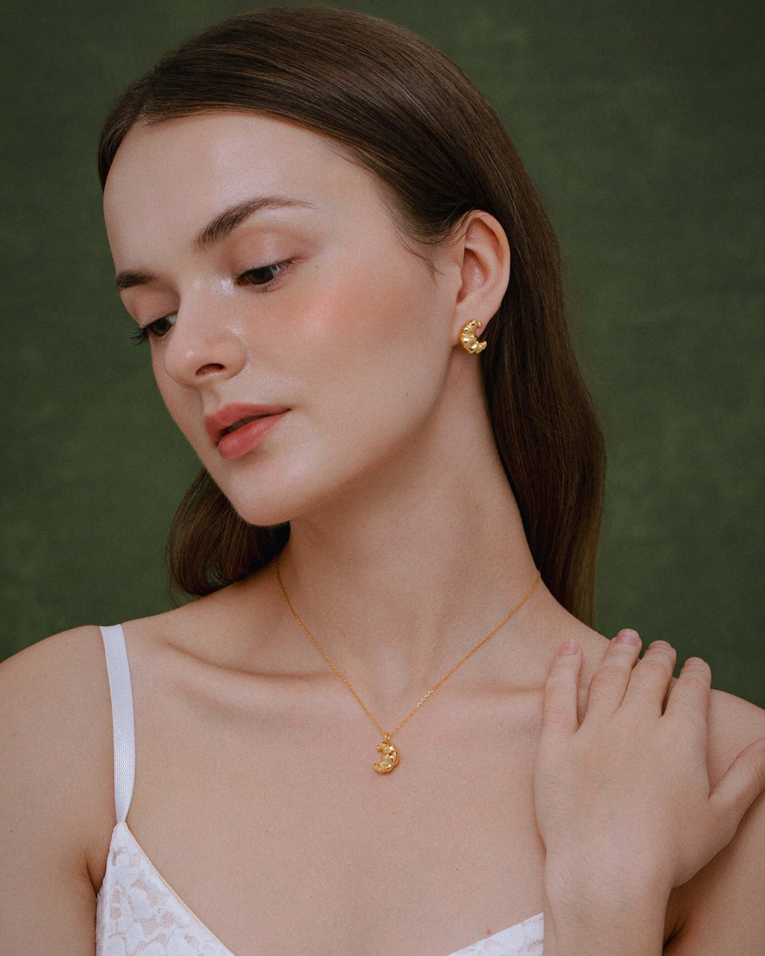 Croissant Accent Necklace