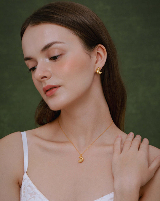 Croissant Accent Necklace