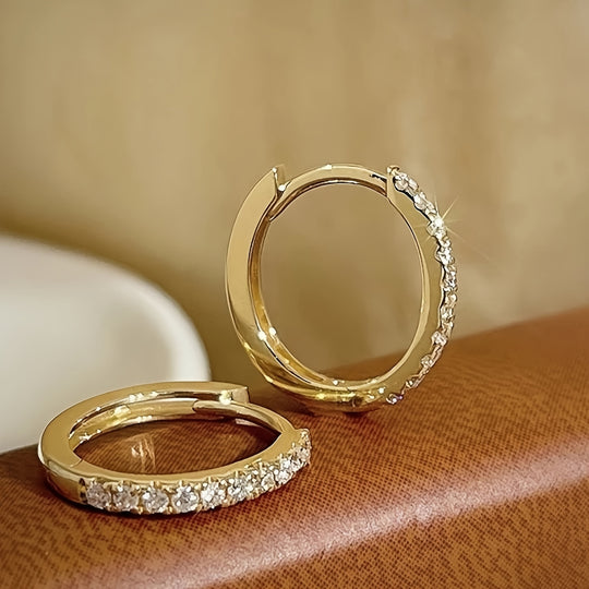 Simple Style Hoop Earrings