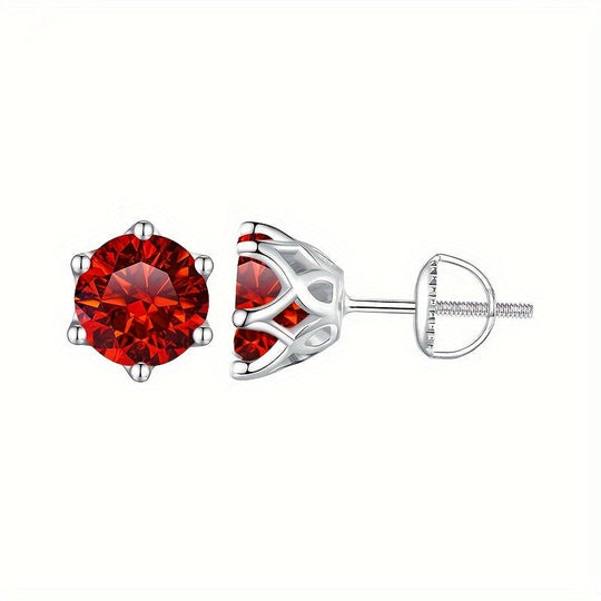 Simple Moissanite Stud Earrings