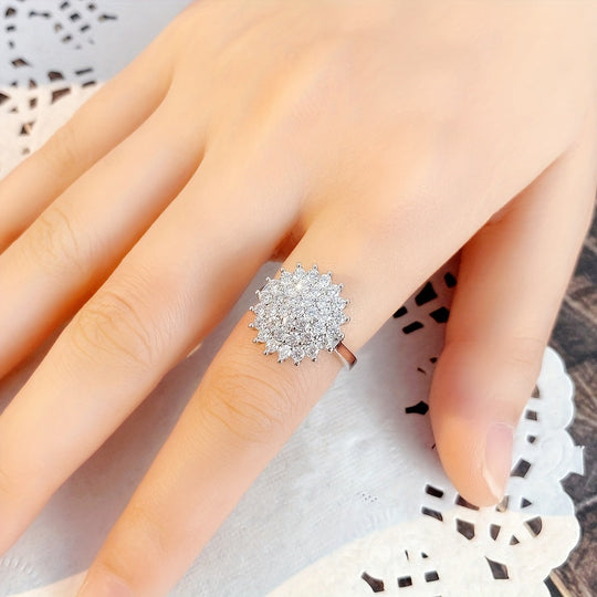 Elegant Lotus-Shaped Ring