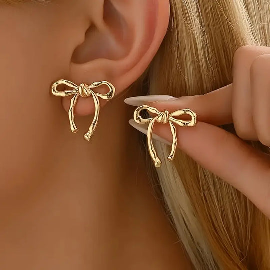 Timeless Bow Accent Earrings