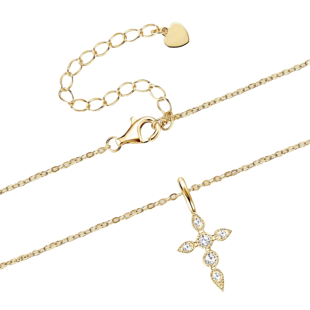 Elegant Cross Pendant Necklace
