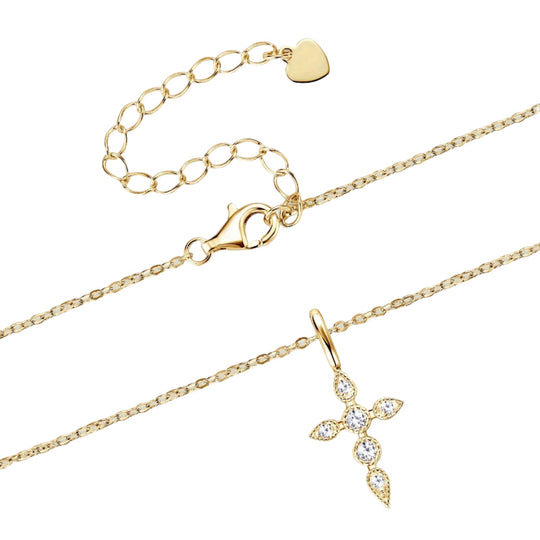 Elegant Cross Pendant Necklace