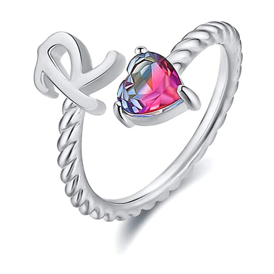 Adjustable Initial Letter Ring