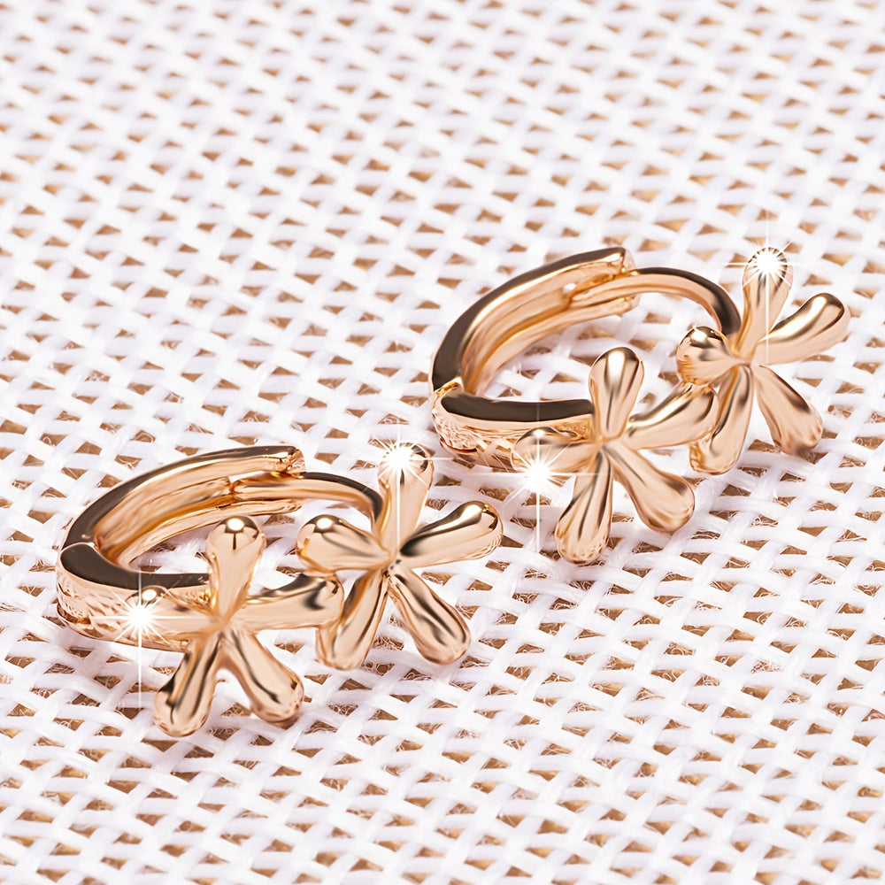 Stylish Five-leaf Clover Earrings