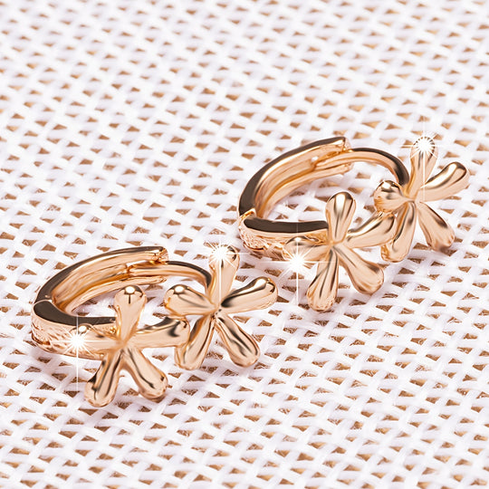 Stylish Five-leaf Clover Earrings