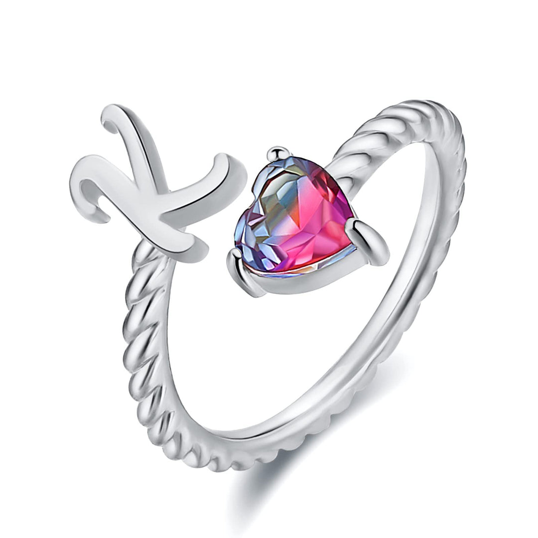 Adjustable Initial Letter Ring