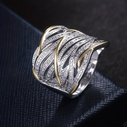 Timeless Retro Multi-Layer Wrap Ring