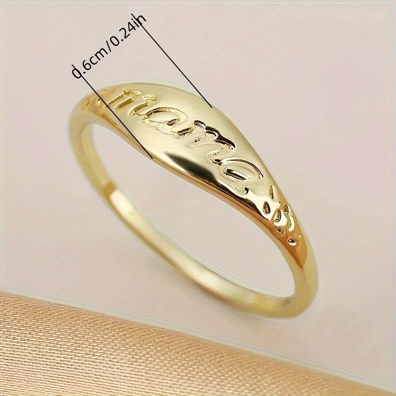Elegant Engraved Ring For Women