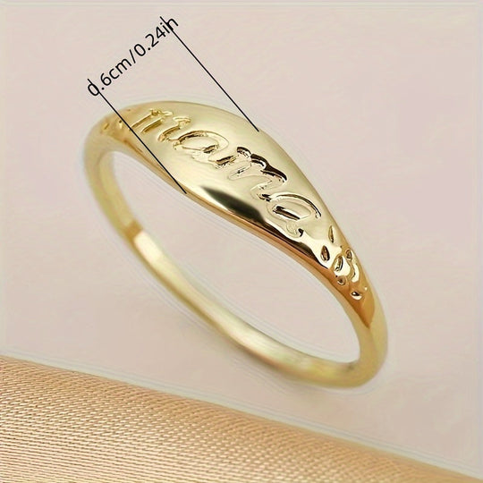 Elegant Engraved Ring For Women