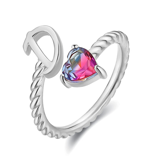 Adjustable Initial Letter Ring