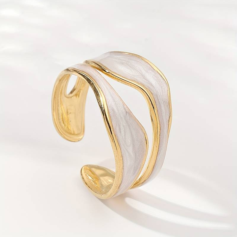 Timeless White Gold Charm Ring