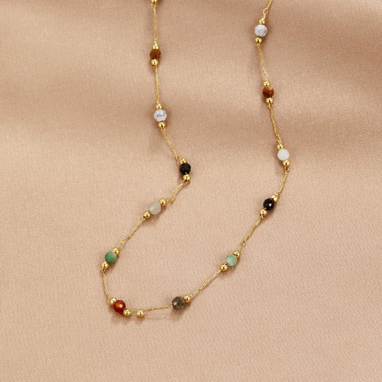Luly Natural Gemstone Necklace