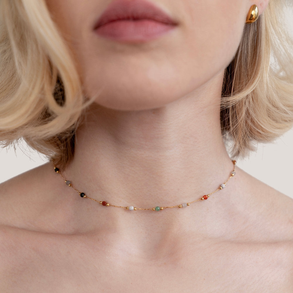 Luly Natural Gemstone Necklace