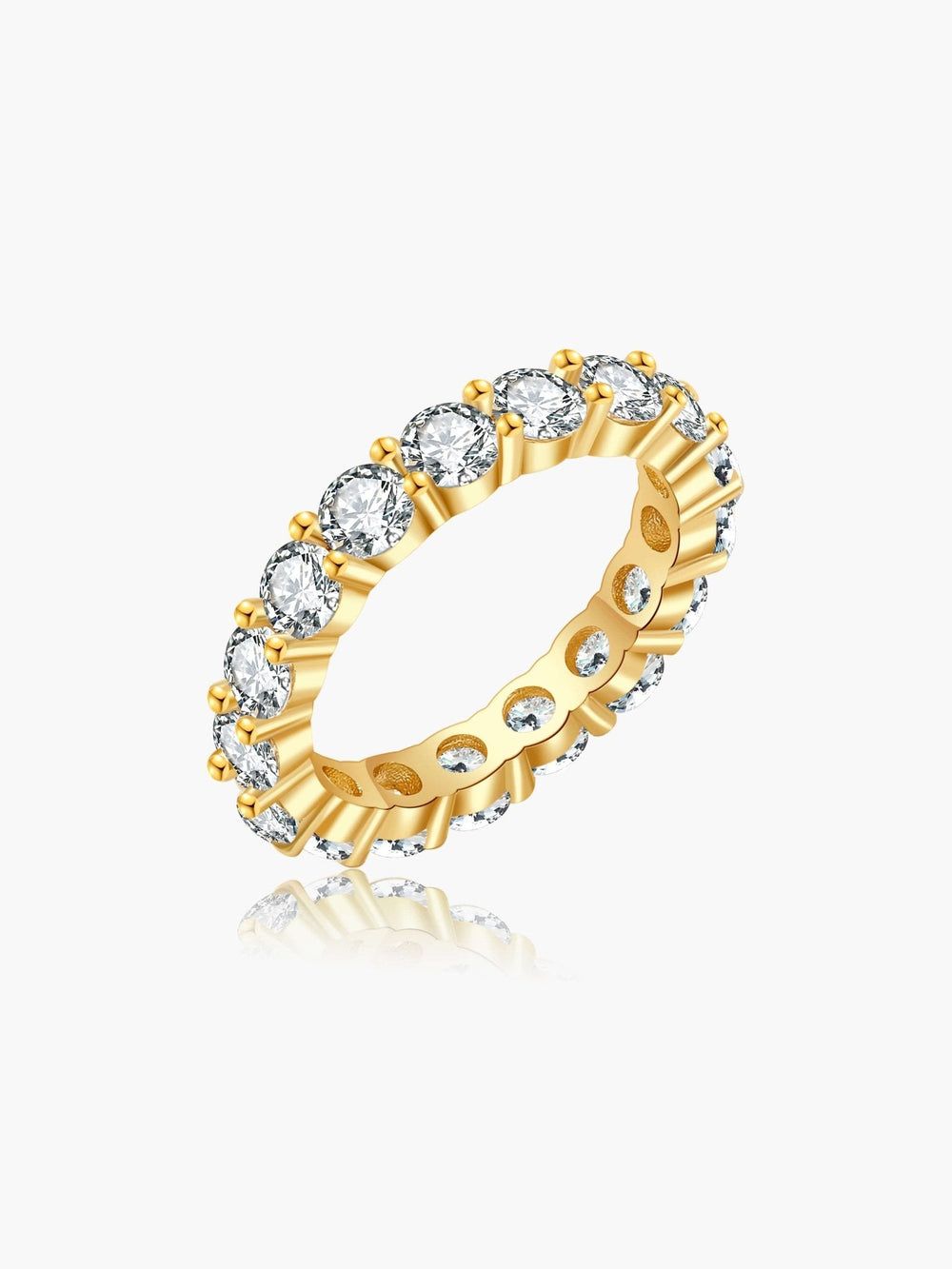 Amia - Radiant Cut Sparkle Ring