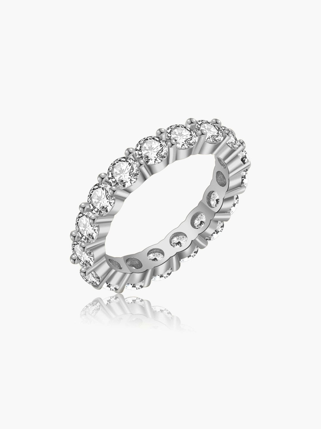 Amia - Radiant Cut Sparkle Ring