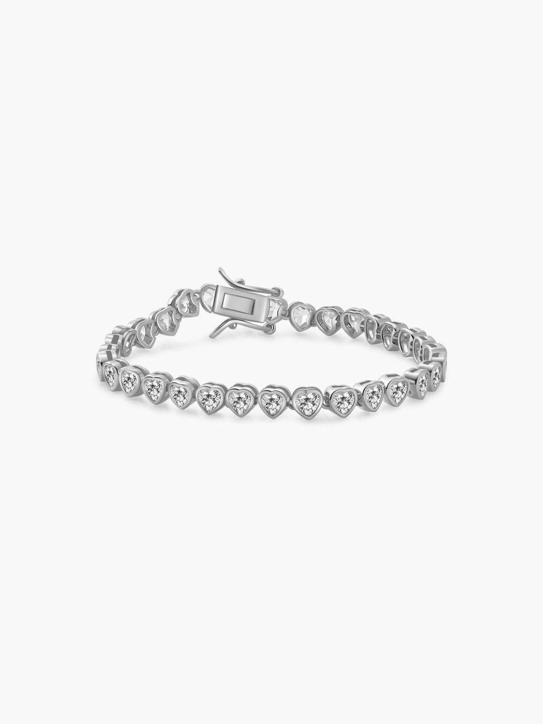 Arabella - Dainty Zirconia Heart Bracelet