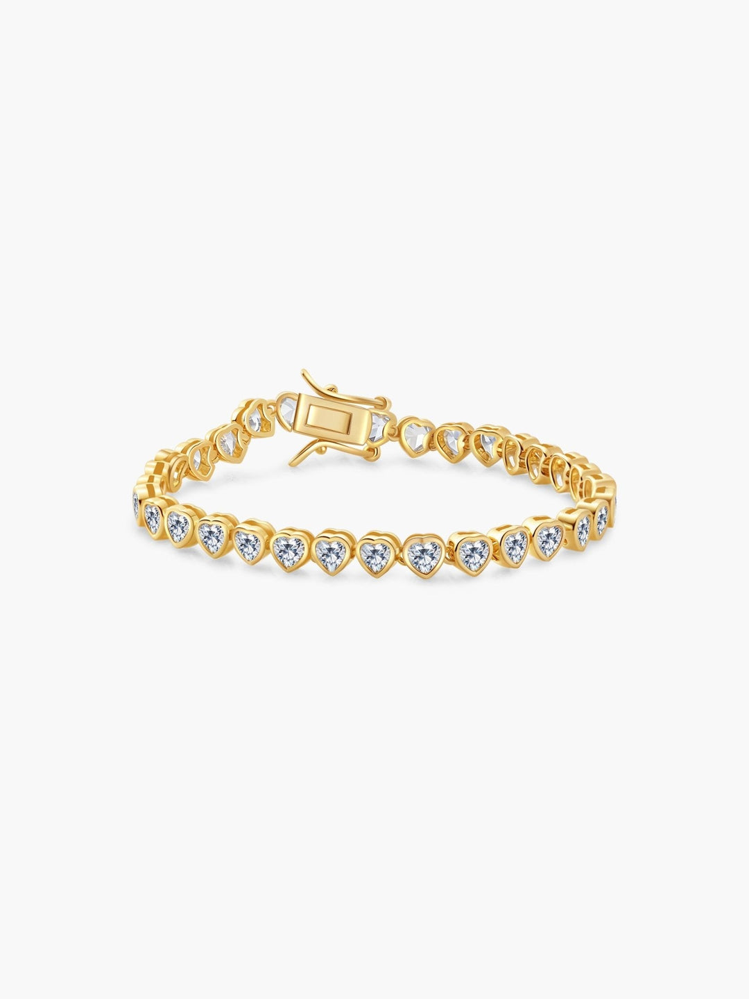 Arabella - Dainty Zirconia Heart Bracelet