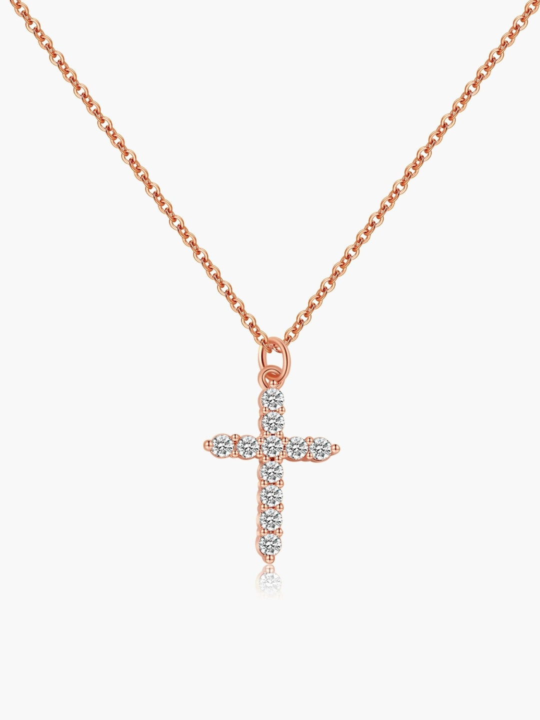 Ariadne - Elegant Zirconia Cross Necklace